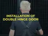 Double hinge door