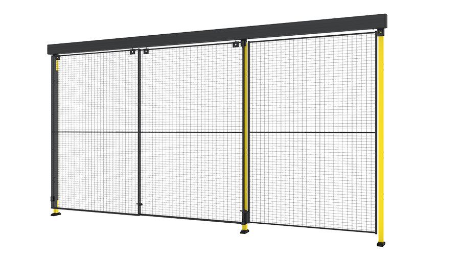 Dubbele schuifdeur 2 Traps