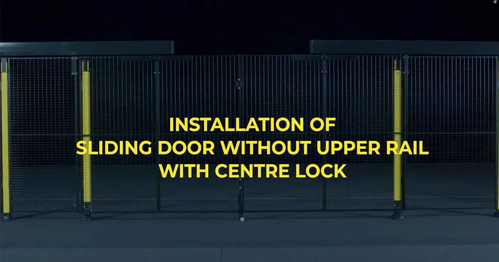 Installere Schuifdeur zonder telescooprail met middenslot met Axelent