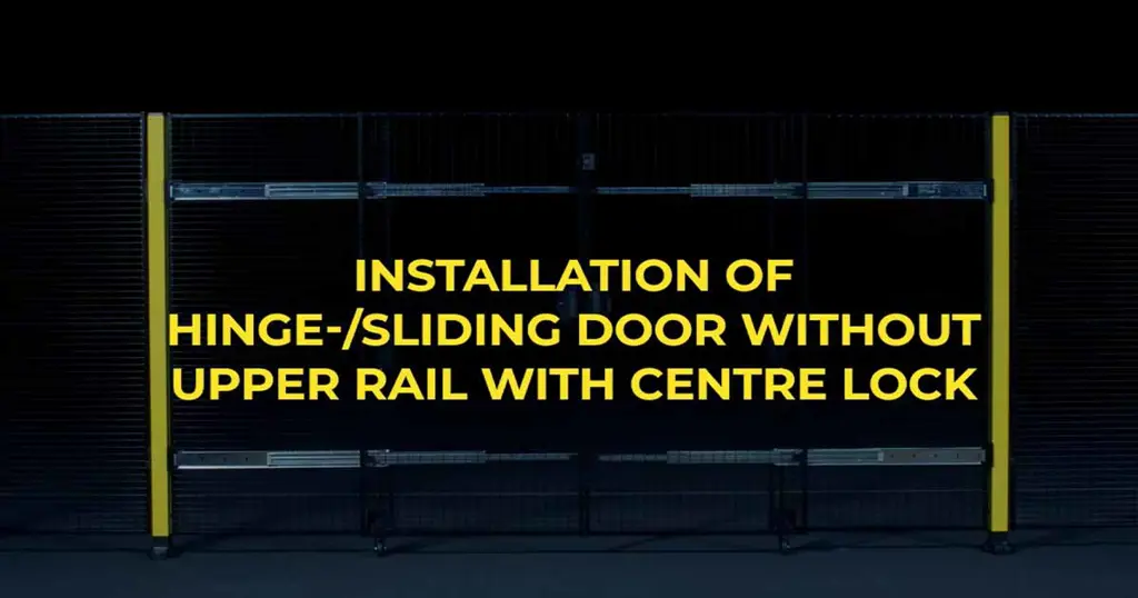 Installere Gecombineerde draai -en schuifdeur met Axelent