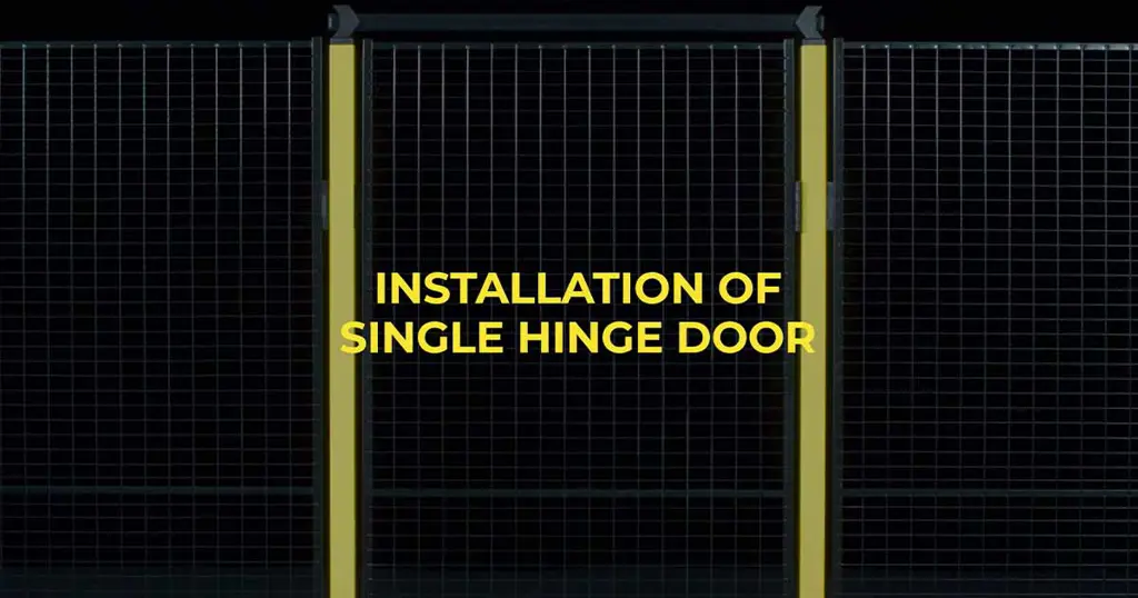 Installeren Enkele draaideur met Axelent