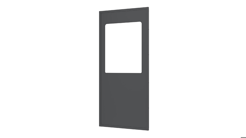 Panelen Plaatstaal met PETG venster