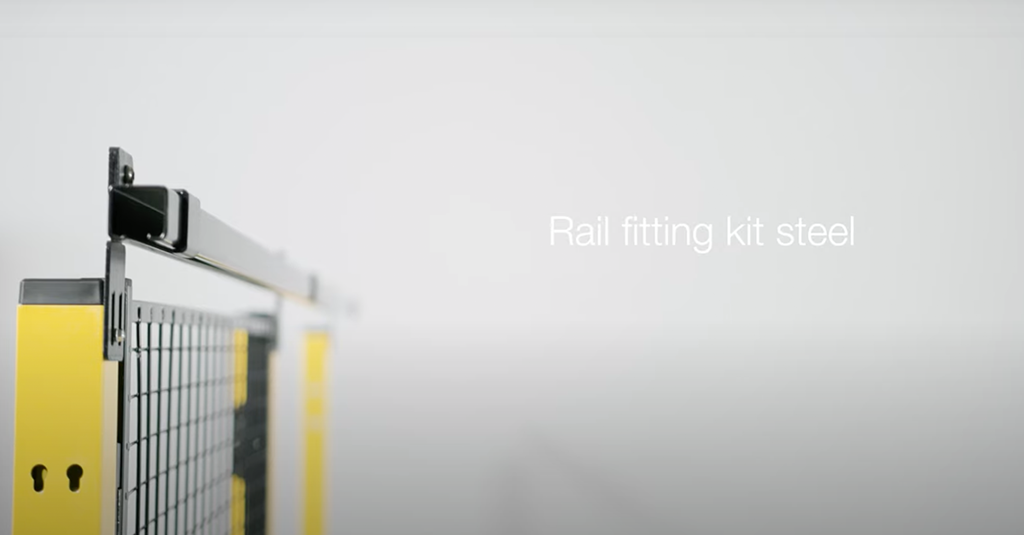 Installere Railmontageset voor schuifdeuren, staal met Axelent