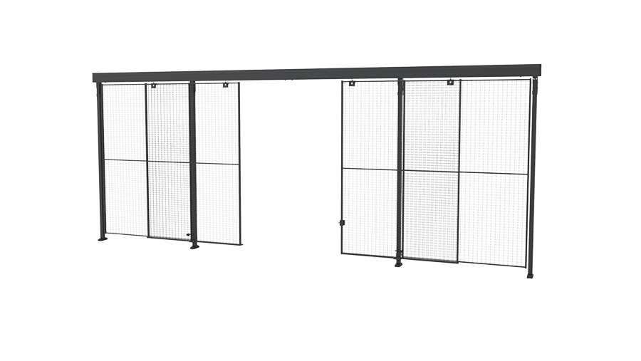 Schuifdeur met middenslot