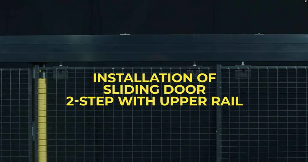 Installere Dubbele schuifdeur 2 Traps met Axelent