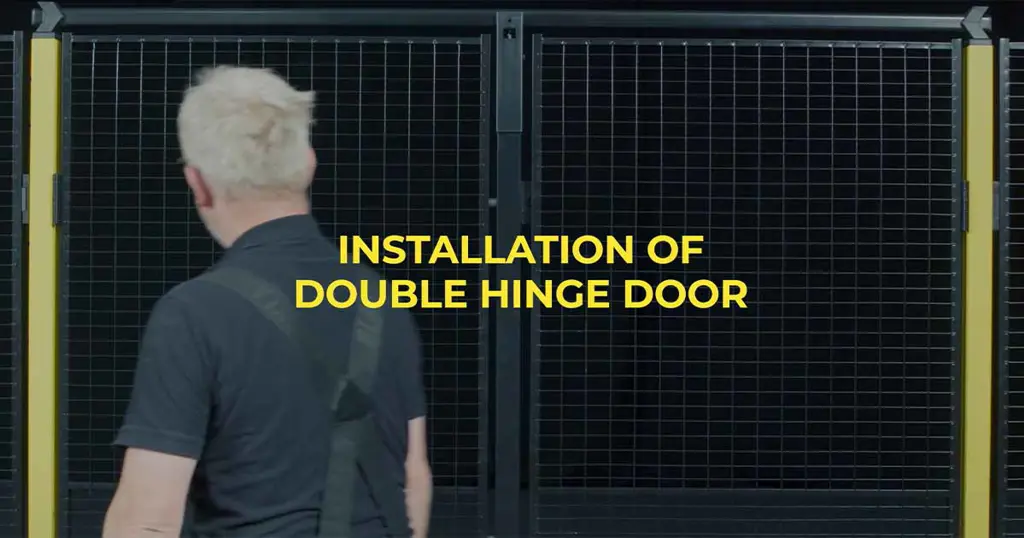 Installere Dubbele draaideur met Axelent