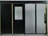 Axelent Single Sliding Door Plastic And Sheet Assembly
