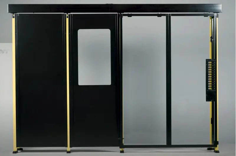 Axelent Single Sliding Door Plastic And Sheet Assembly