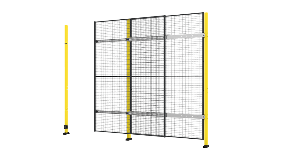 Enkele schuifdeur met telescooprail