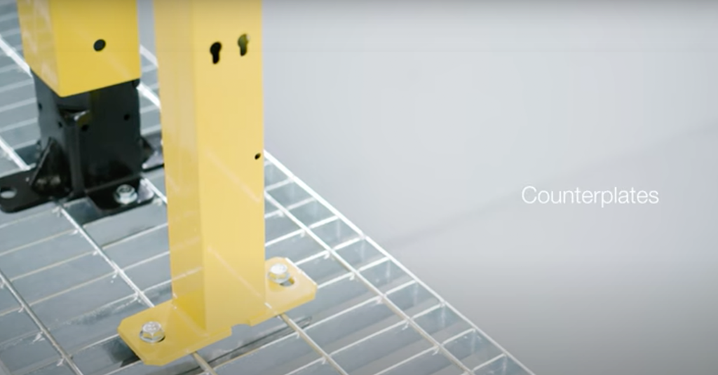 Instawllere Tegenplaten voor staanders met Axelent