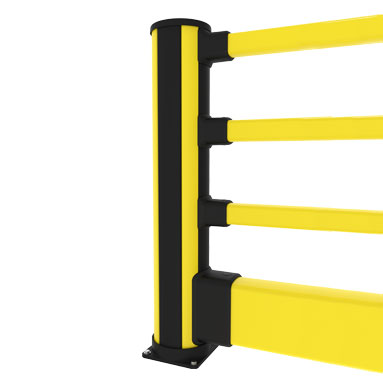 Voetgangersbarrières met slagboom