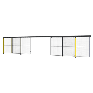 Schuifdeur met middenslot